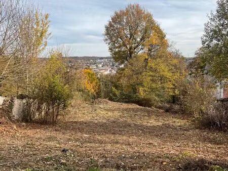 vente terrain à bâtir 1 205 m² – vue seine – cadre naturel d’exception à thomery (fontaine