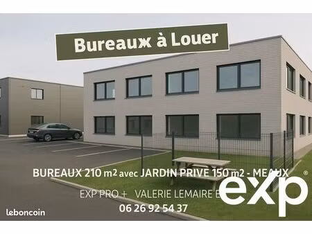 bureaux 210 m² meaux