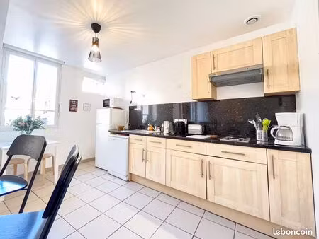 maison meublée 41 m² avec jardin – nesle – proche roye  péronne  noyon & saint-quentin