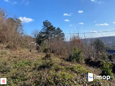 orsay la troche : dernier terrain à bâtir 696 m² plein sud avec vue dégagée vallée