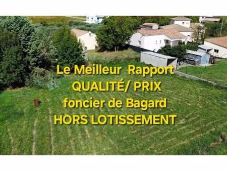 terrain constructible viabilisé à vendre