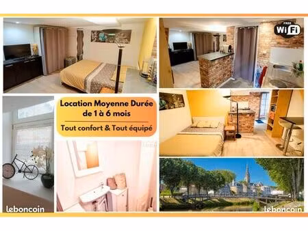 studio tout confort et fonctionnel _ centre ville fontenay le comte