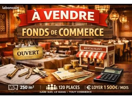à vendre fonds de commerce