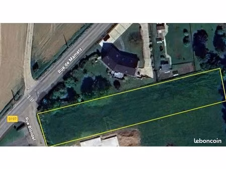 terrain à bâtir 2400m2