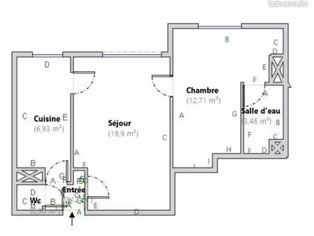 appartement croisé-laroche / foch