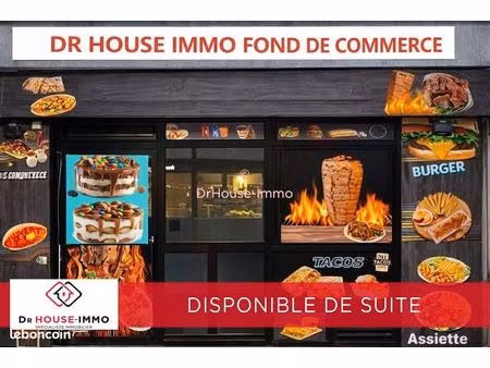fonds de commerce  restauration  restauration rapide 23 m² villiers sur marne