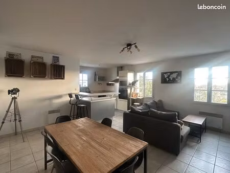 t3 meublé 67 m² – entrée de périgny – parking – proche la rochelle