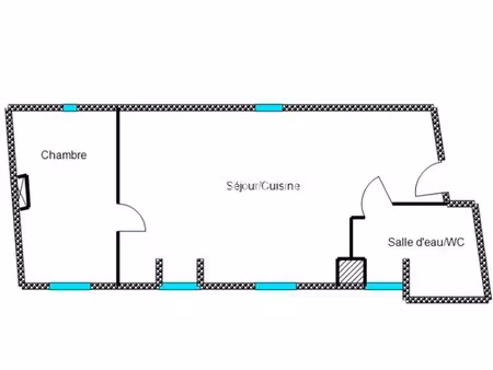 appartement 2 pièces - 36 m²