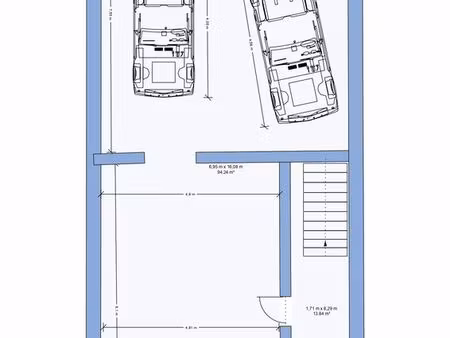 local à louer + garage 85 m² – centre-ville de béziers