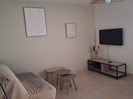 à louer – appartement t2 meublé avec terrasse – aubenas centre