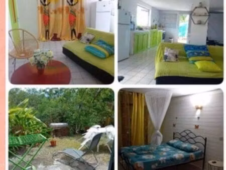 f2 meublé à l'année à basse-terre