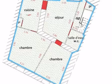 vente appartement 3 pièces 59 m2 à pourrières