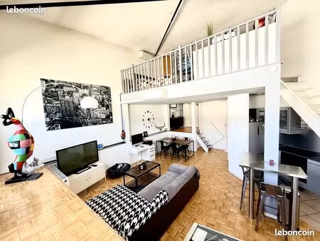 appartement loft type 2/3 pièces 82 m² + parking en sous-sol de 19 m²