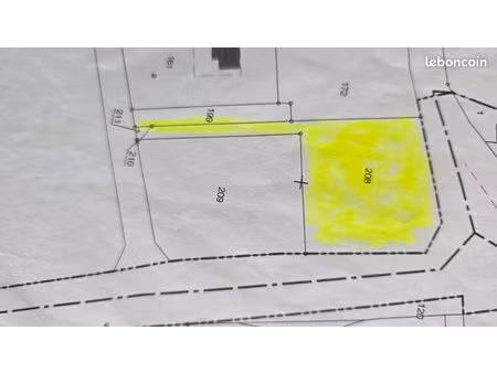 terrain 1700 m² neulliac