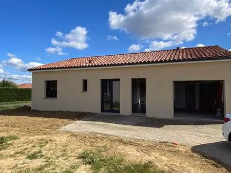 terrain avec maison neuve à vendre