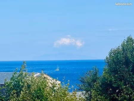 appartement t3 meublé vue mer pietranera