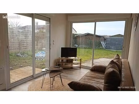 maison t2 meuble 40m2 avec terrasse privative cosy au calme pour depannage