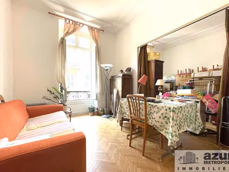 nice defly / gioffredo - coulee verte - vaste appartement 3/