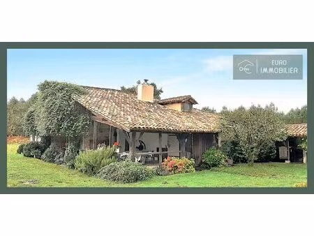 ferme landaise de 122m²  3 chambres bureau  dépendances  pisc