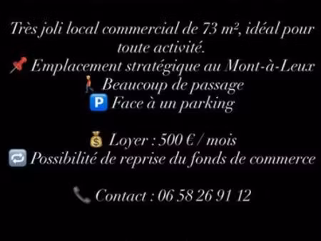 local commerciale à louer