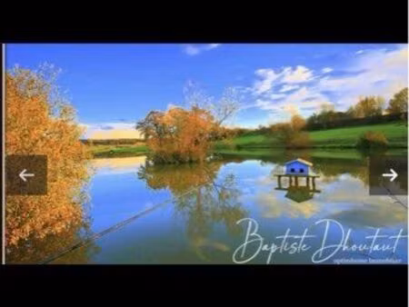 à vendre – bel étang de loisirs dans cadre naturel