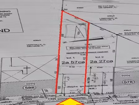 terrain à vendre à rue de verdun 586 haren (vbd68636)