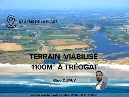 vente terrain à plonéour-lanvern (29720) : à vendre / 1100m² plonéour-lanvern