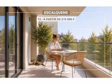 vente appartement neuf escalquens - - surface privée