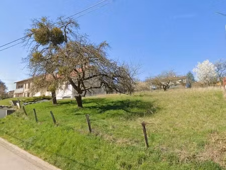 vente terrain 1021 m² pierreville (54160)