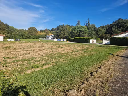 vente terrain 504 m² urrugne (64122)
