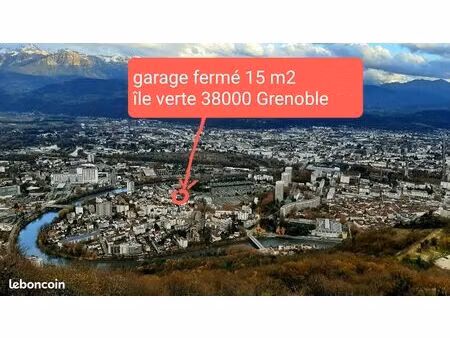 garage fermé 15 m2 - grenoble île verte