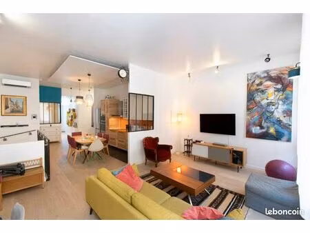 marseille 7é - saint victor | superbe t4 120m² + terrasse meuble