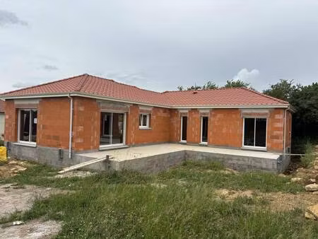 terrain avec maison neuve à vendre