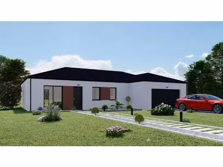 terrain avec maison neuve à vendre