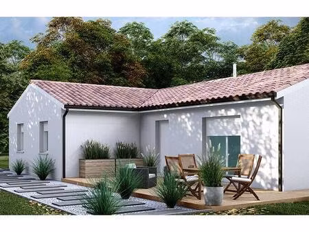 terrain avec maison neuve à vendre