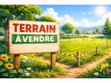 terrain constructible viabilisé à vendre