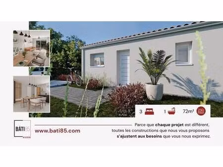 terrain avec maison neuve à vendre