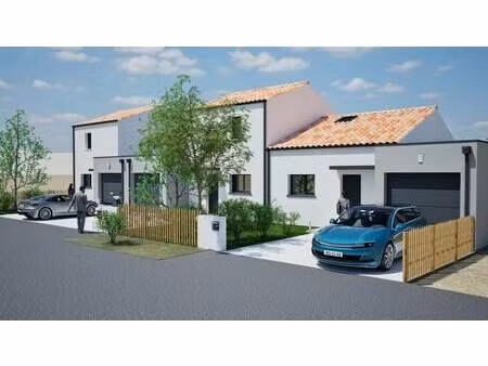 terrain avec maison neuve à vendre