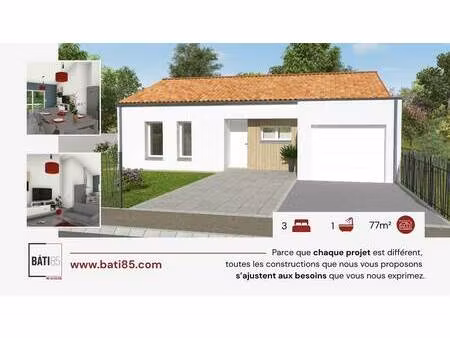 terrain avec maison neuve à vendre