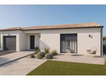 terrain avec maison neuve à vendre