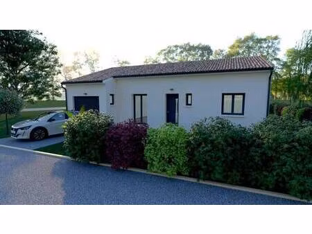 terrain avec maison neuve à vendre