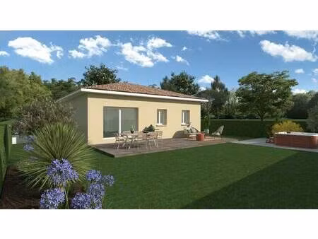 terrain avec maison neuve à vendre