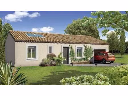 terrain avec maison neuve à vendre