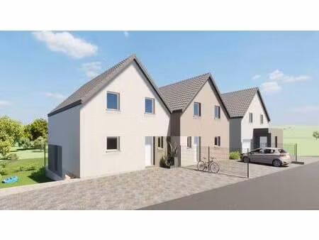 terrain avec maison neuve à vendre