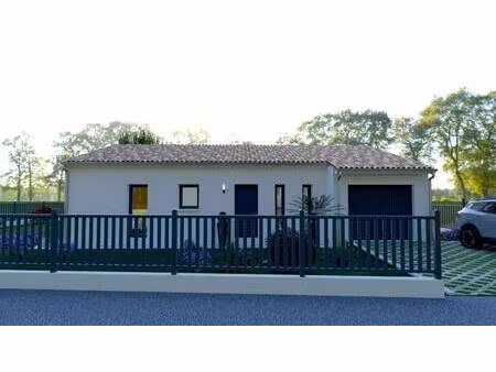 terrain avec maison neuve à vendre