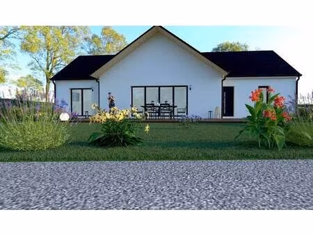 terrain avec maison neuve à vendre