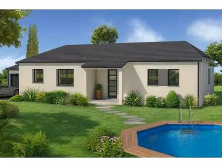 terrain avec maison neuve à vendre