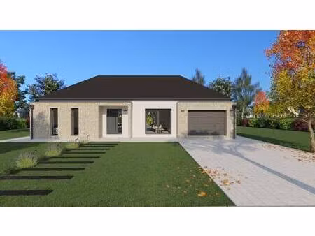 terrain avec maison neuve à vendre