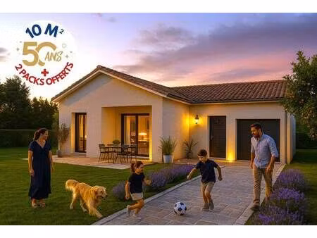 terrain avec maison neuve à vendre