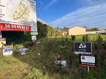 terrain constructible à vendre
